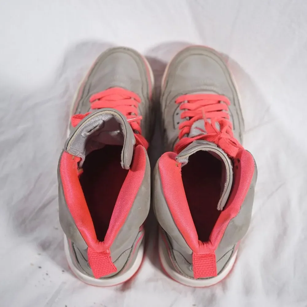 Jordan Spizike Wolf Grey Racer Pink Rare 2019 Kid's Size 6Y 535712-060